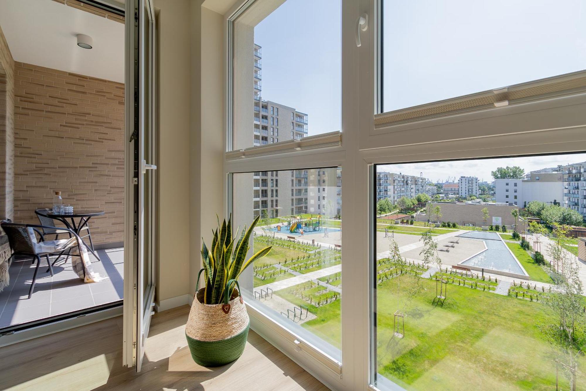 Glow Apartments, Apartamenty Nowa Letnica 그단스크 외부 사진
